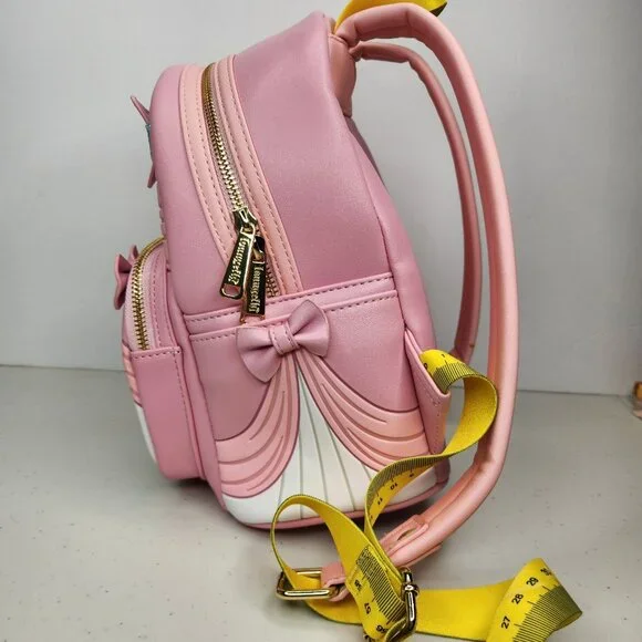 Loungefly Disney Cinderella 70th Anniversary Pink Dress Mini Backpack - Picture 4 of 14